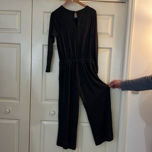 Lou & Grey crop leg gray jumpsuit